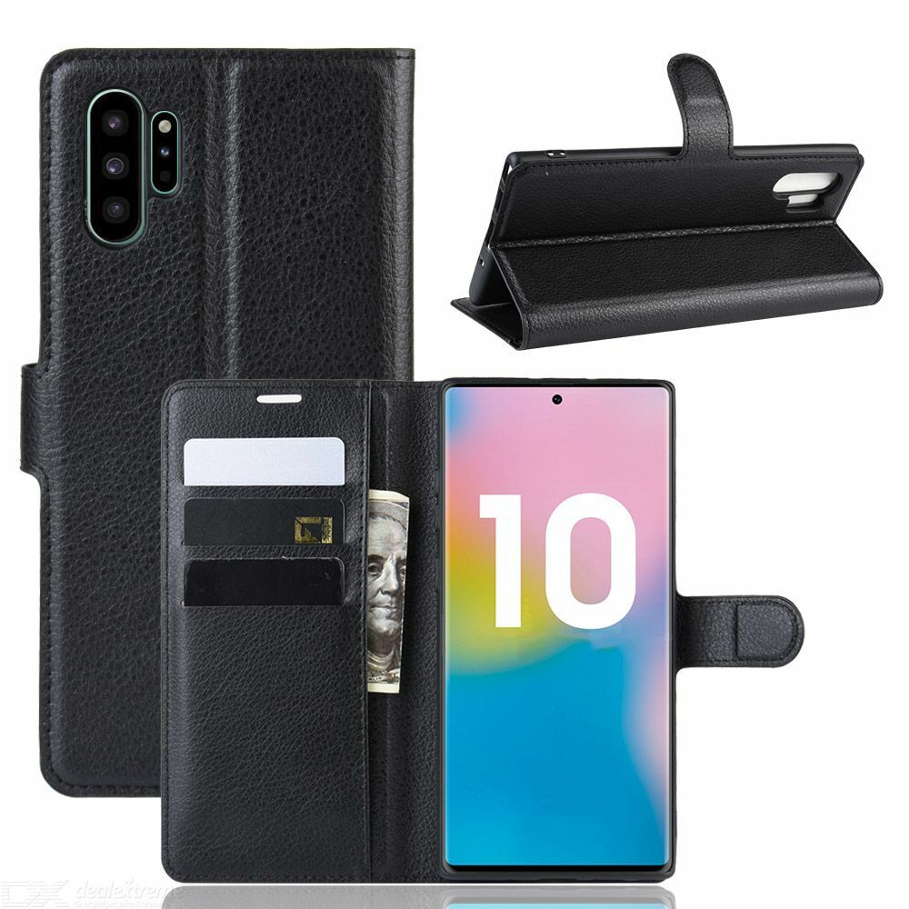 Leather Folio Wallet Case for Samsung Galaxy Note 10 Leather Folio Wallet Case for Samsung Galaxy Note 10